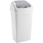 Heidrun Odpadkový koš 60 l bílý/šedý – Zboží Dáma