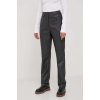 Dámské klasické kalhoty Calvin Klein Jeans dámské široké high waist J20J222552 černé