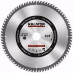 Pilový kotouč Kreator KRT020428 - na dřevo 254mm, 80T – Zboží Dáma