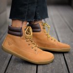 Crave utah Cognac Zateplené zimní barefoot boty – Zboží Dáma Crave utah Cognac Zateplené zimní barefoot boty – Zboží Dáma