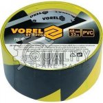 Vorel Výstražná páska 48 mm x 33 m černo-žlutá TO-75231 – Sleviste.cz