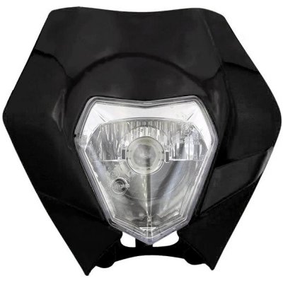 Univerzální Přední světlo na motocykl pro motorku style KTM černá – Zboží Mobilmania
