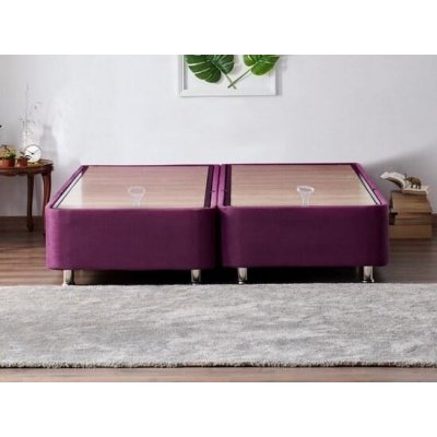 Hanah Home Double Bed Base Purple Double 200x200 – Hledejceny.cz