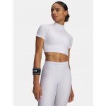 Under Armour HeatGear Crop Mock SS WHT Bílá – Sleviste.cz