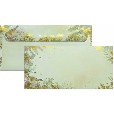 Galeria Papieru Sada přání s obálkou - 5x obálka DL, 5x přání, vánoční motiv, 10 ks – Zboží Dáma