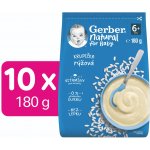 Gerber Natural rýžová krupička 10 x 180 g – Sleviste.cz