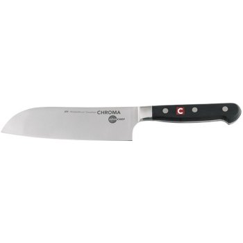 J-09 - CHROMA JAPANCHEF Santoku nůž 17,2cm