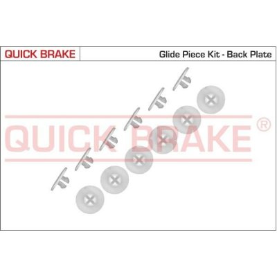 Sada příslušenství, brzdové čelisti Quick Brake 6858K – Sleviste.cz