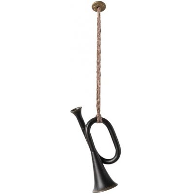 Vánoční plechová ozdoba Trumpet Anthracite Maileg – Hledejceny.cz