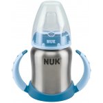 NUK FC lahvička na učení nerez SI pítko nekapající Modrá 125ml – Zboží Dáma