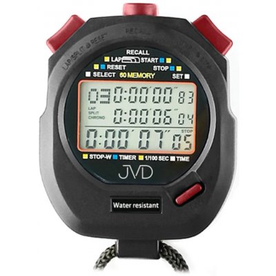 JVD Černé digitální profesionální stopky JVD ST3860 – Zboží Dáma