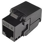 25286811 MULTIPACK 24 ks - samořezný keystone Solarix CAT6 UTP RJ45 SXKJ-6-UTP-BK-SA Compo – Zboží Živě