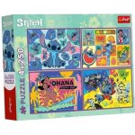 TREFL Stitch 4x250 dílků – Zboží Dáma