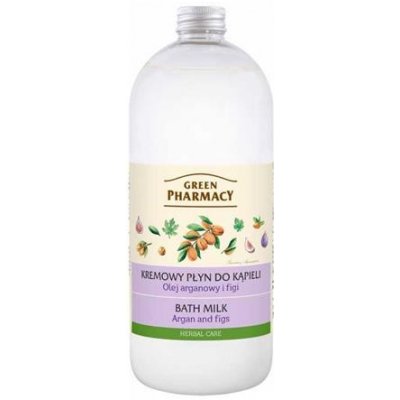 Green Pharmacy Body Care Argan Oil & Figs mléko do koupele 0% Parabens Silicones PEG 1000 ml