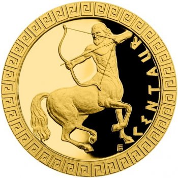 Česká mincovna zlatá mince Bájní tvorové Kentaur 3,11 g