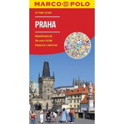 Praha 1:20 000 mapa města