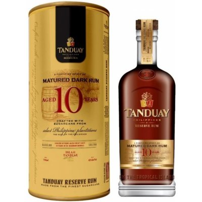 Tanduay 10y Reserve Rum 40% 0,7 l (tuba) – Hledejceny.cz