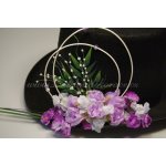 Cylindr na auto - kvítka v lila a bílé (1 ks) – Hledejceny.cz