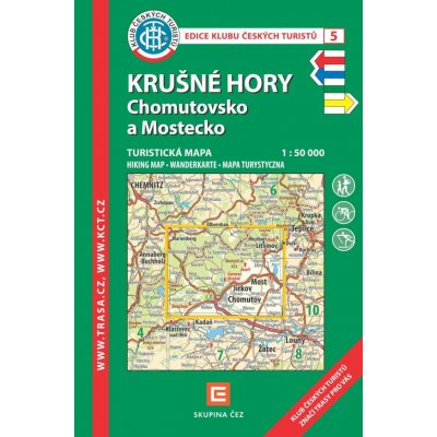 KČT 5 Krušné hory-Chomutovsko a Mostecko 1:50 000 / turistická mapa – Zboží Mobilmania