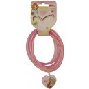 Winx Club Náramky PVC sada 6ks přívěsek srdce Flora světle růžová 040087