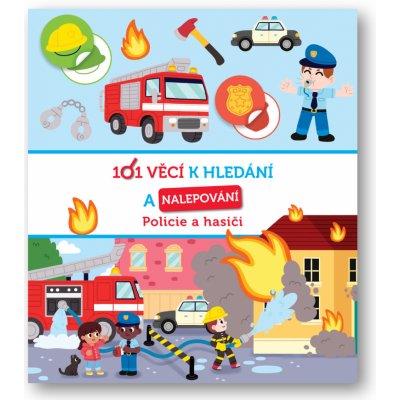 101 věcí k hledání a nalepování Policie a hasiči – Zboží Mobilmania