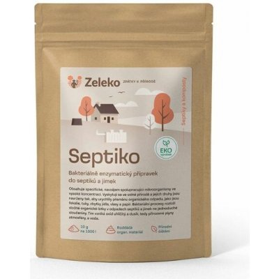 Zeleko SEPTIKO - bakterie do septiků a jímek balení 300 g – Zboží Mobilmania