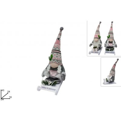 PROHOME - Skřítek vánoční 43cm různé druhy – Hledejceny.cz