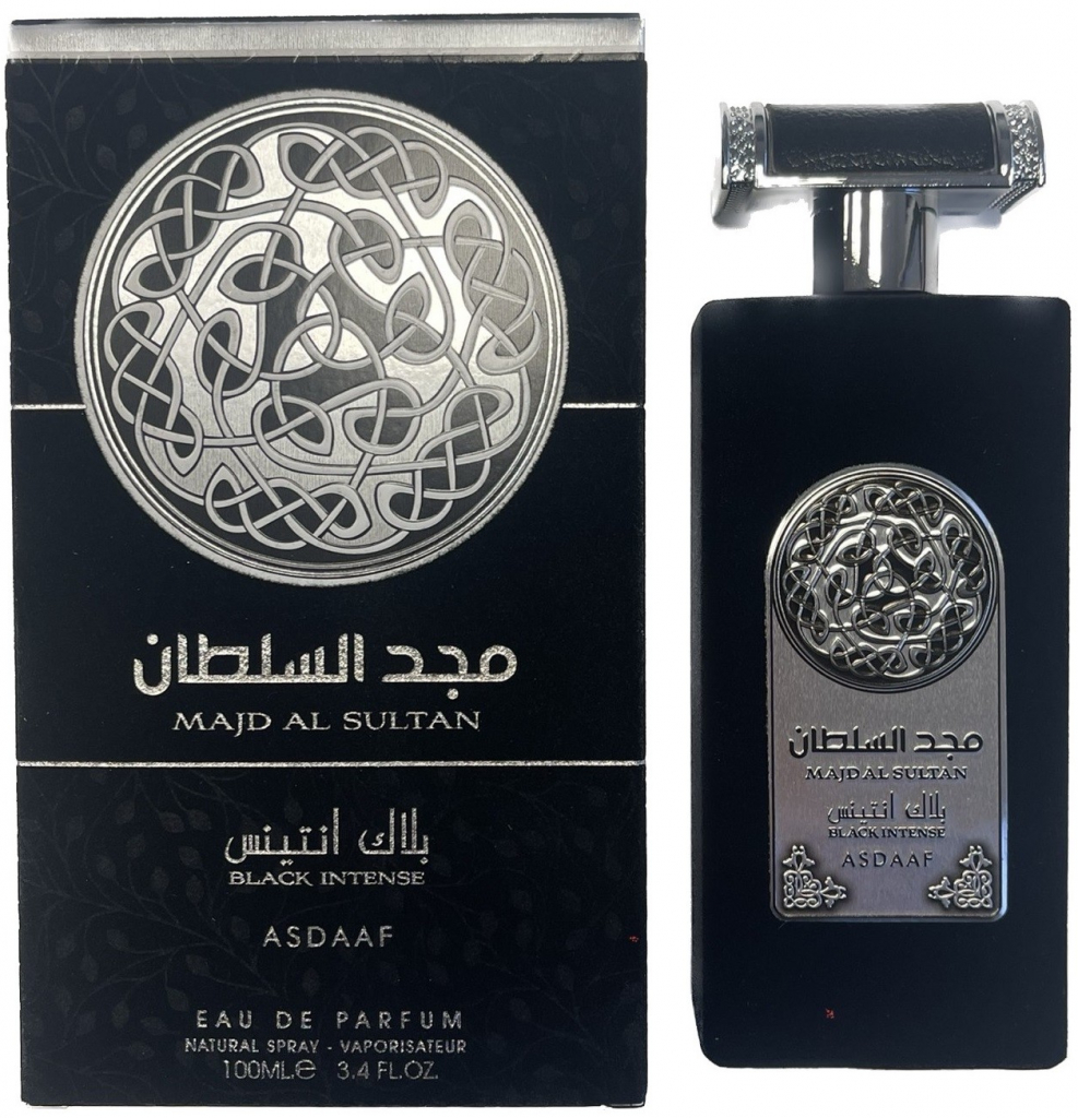 Asdaaf Majd Al Sultan Black Intense parfémovaná voda unisex 100 ml