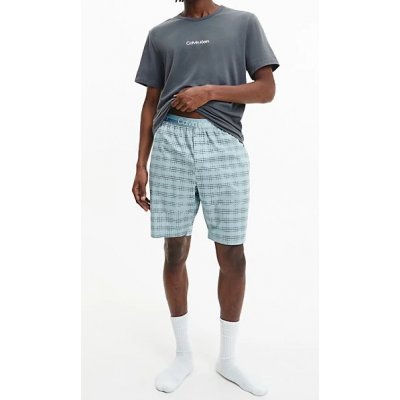 Calvin Klein NM2183E pánské pyžamo krátké šedé