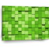 Obraz Sablio Obraz Green Blocks 3D - 90x60 cm