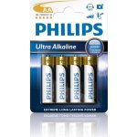 Philips Ultra Alkaline AA 4ks LR6E4B/10 – Zboží Mobilmania