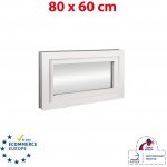 Okna Hned Plastové okno 80x60 cm bílé sklopné – Hledejceny.cz