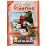 Malování podle čísel Dalmatini u červeného hydrantu – Zboží Dáma