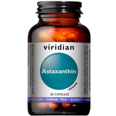 Viridian Astaxanthin 30 kapslí – Hledejceny.cz