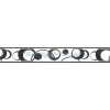 DIMEX SB02-334 samolepicí bordury - černá kolečka 5 cm x 10 m