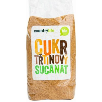 Country Life Bio Cukr třtinový Sucanat 500 g – Zbozi.Blesk.cz