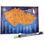 Stírací mapa České republiky – Zboží Dáma