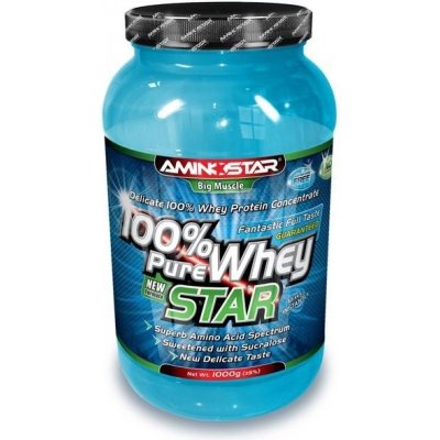 Aminostar 100% Pure Whey star 1000 g – Sleviste.cz