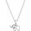 Náhrdelník Evolution Group Stříbrný náhrdelník slon 62012