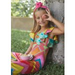 Abel & Lula overal s volány hedvábný barvený – Zboží Dáma