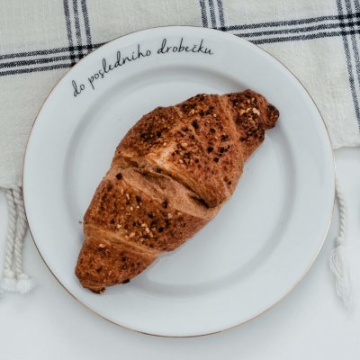 Bella Rose Dezertní talířek Do posledního drobečku 19 cm bílá zlatá porcelán – Zboží Dáma