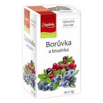 Apotheke Borůvka s brusinkou 20 sáčků