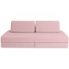 Dětské křeslo a pohovka Play Sofa Classic Shappy Blush Pink