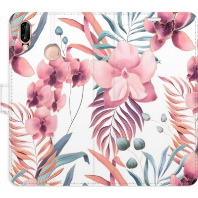 Pouzdro iSaprio - Pink Flowers 02 - Huawei P20 Lite – Zboží Mobilmania