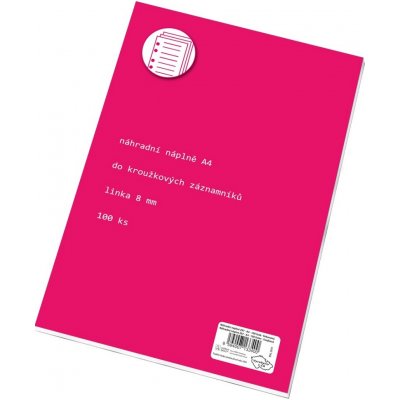 EKO Bobo náplň do charis bloku A4 linkovaná 100 l. – Zboží Živě