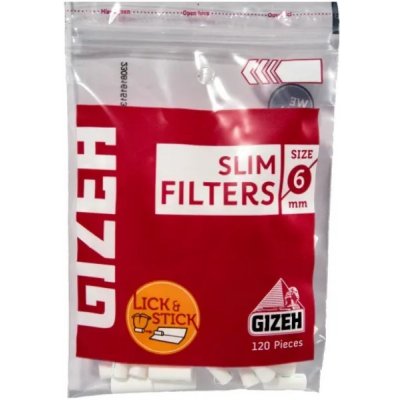 Gizeh cigaretové filtry slim 120 ks – Zboží Mobilmania