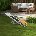 PawHut Agility houpačka lávka pro psy, 180 x 30 x 30 cm bílá – Hledejceny.cz