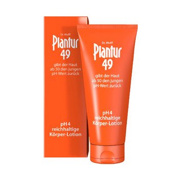 Plantur 49 výživné tělové mléko pro omlazení pokožky pH 4 (Gives Skin from 50 Young pH Back) 200 ml