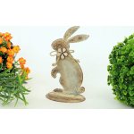 Zajíc kovová dekorace ZA806767 – Zboží Mobilmania