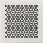 HEXA hliníková 340 x 340 mm, bílá – Sleviste.cz
